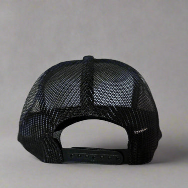 Big Rig Energy Black Trucker Hat Back