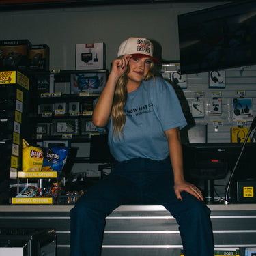 Heart Breaker Breaker Trucker Hat Model 