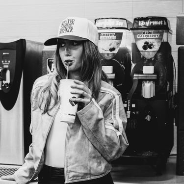 Heart Breaker Breaker Trucker Hat Model Gas Station