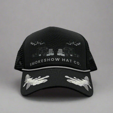 Midnight Convoy Trucker Hat Front