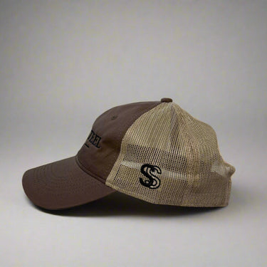 Smoke & Steel Hat Brown Left View