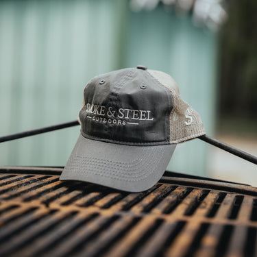 Smoke & Steel outdoor cap product shot