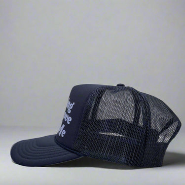 carrying your love with me trucker hat left side 