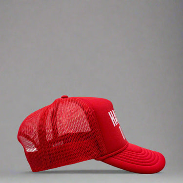 hammer down left lane trucker hat right side