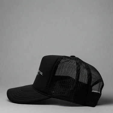 trucker redefined hat left view